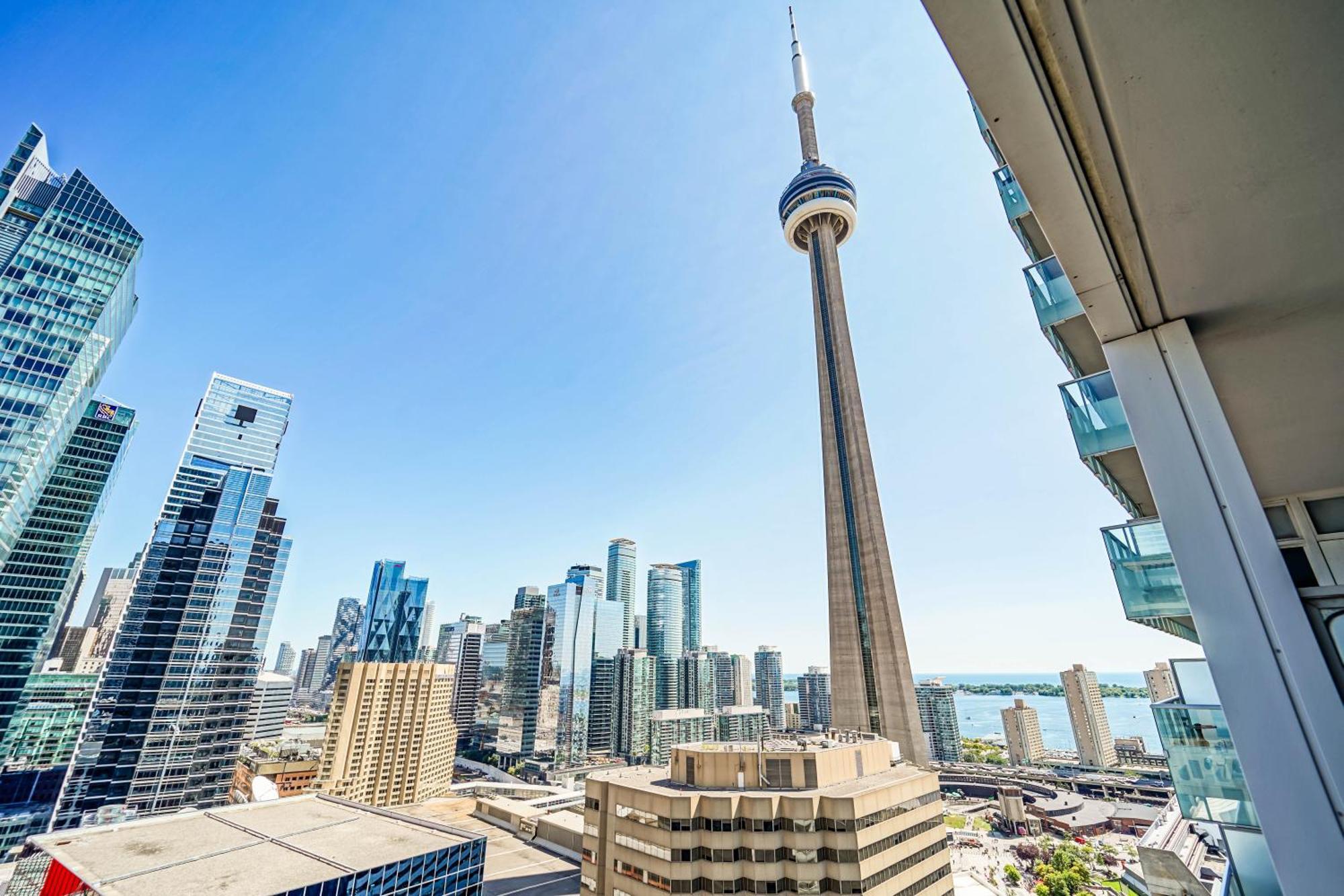Chol Furnished Suites Heart Of Downtown Toronto, 2 Beds, Free Parking, Cn Tower View Esterno foto