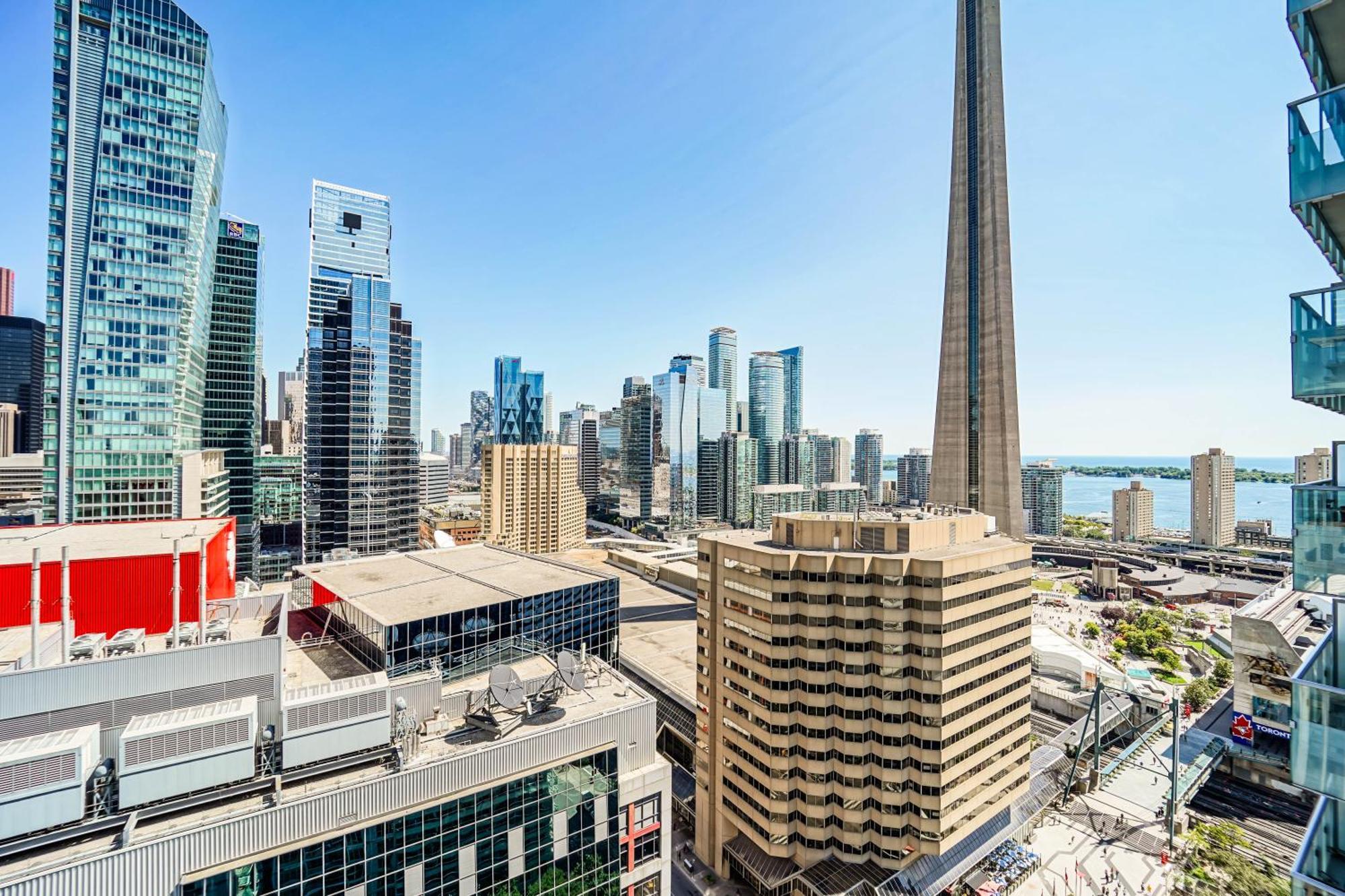 Chol Furnished Suites Heart Of Downtown Toronto, 2 Beds, Free Parking, Cn Tower View Esterno foto